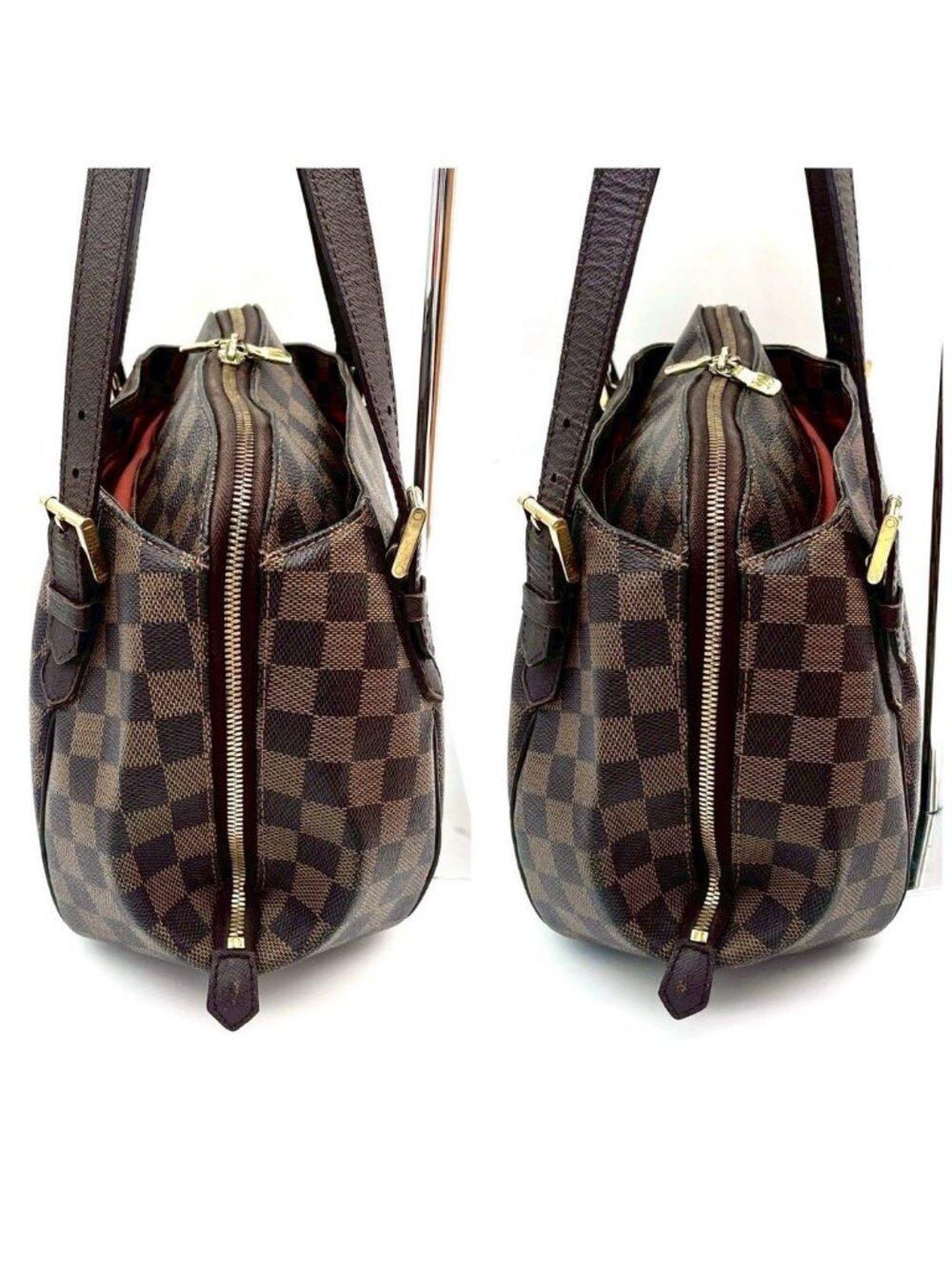 Louis Vuitton Damier Ebene Belem MM Tote - Picture 5 of 9